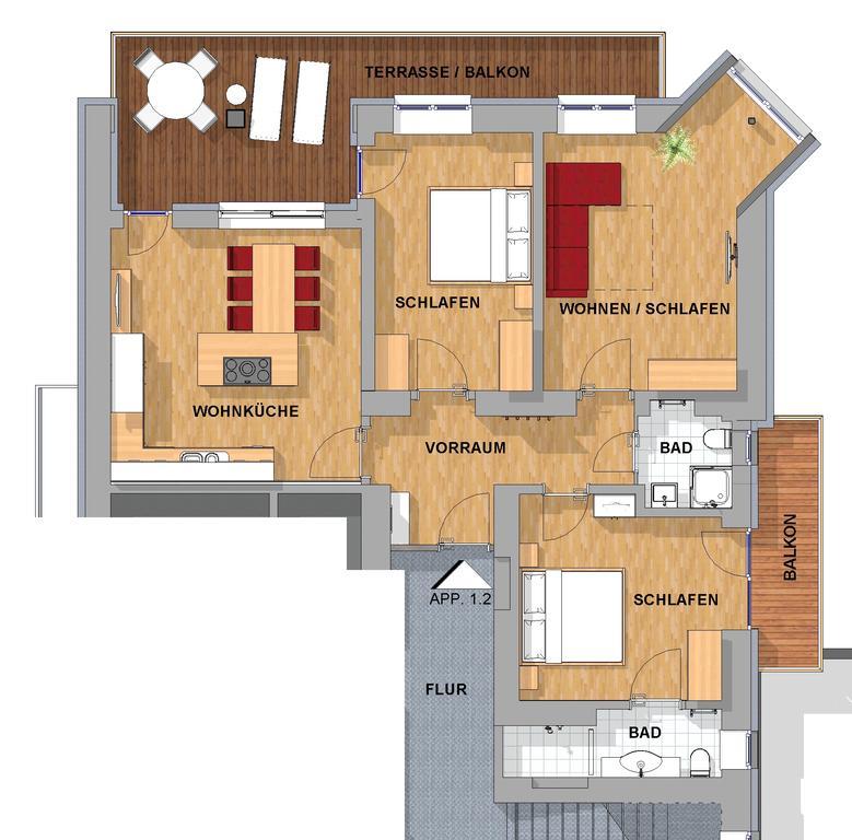 Appartements Schwaighofer Kössen Szoba fotó